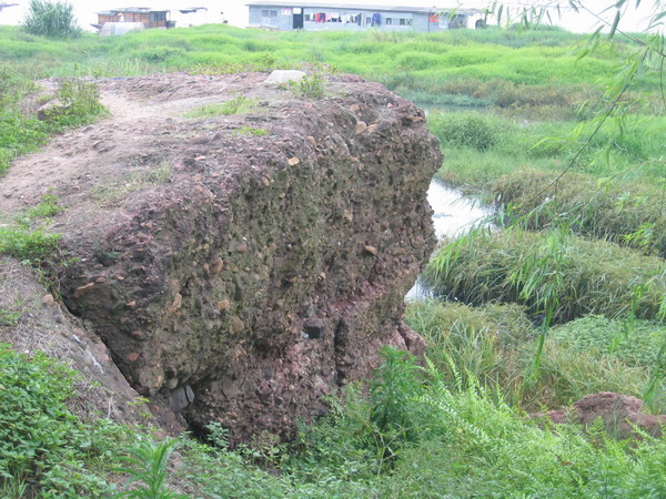 江边荒草地上的钓矶石,有几人知道东坡先生曾在此垂钓