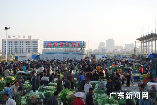 中國最大的農產品批發市場凸顯區位優勢